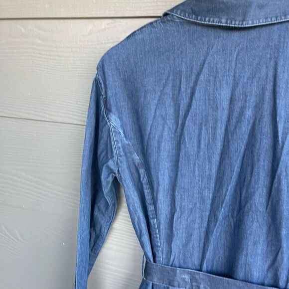 Brooks Brothers denim belted A line dress - Picture 7 of 8